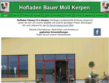 Tablet Screenshot of bauer-moll.de